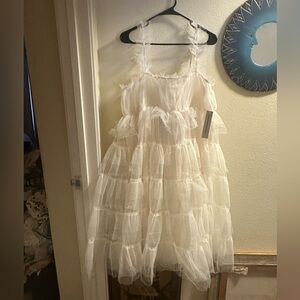 Sister Jane Lexi Tulle Tiered Midi Dress 12+ NWT